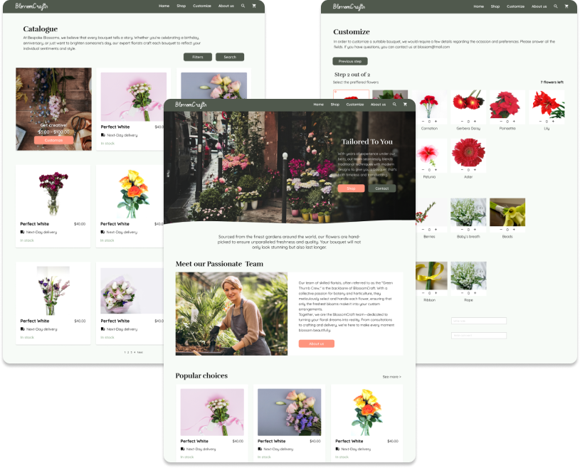 Blossomccrafts website screenshot